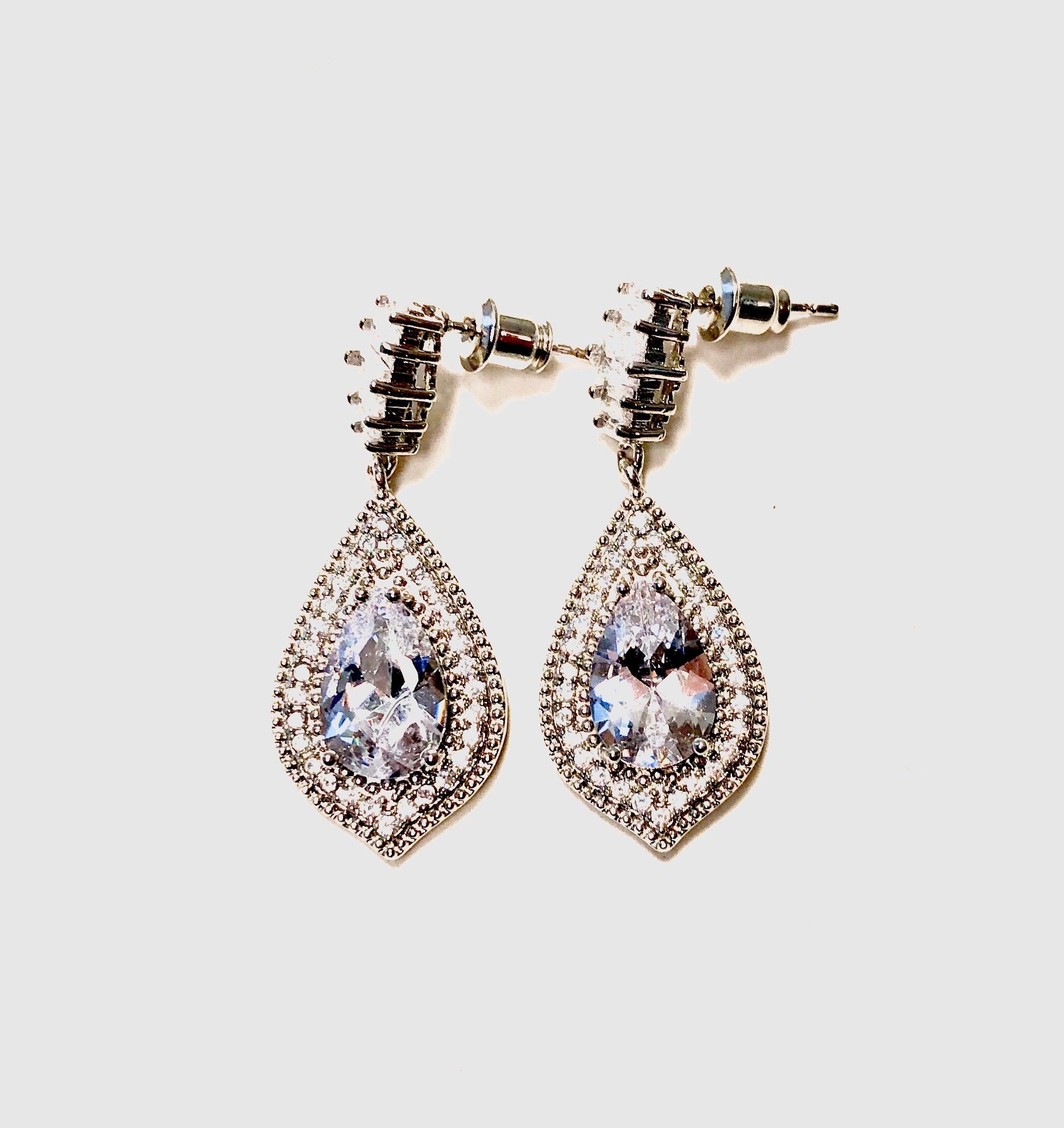 Boucles d'oreilles de mariage oriental Cassandra