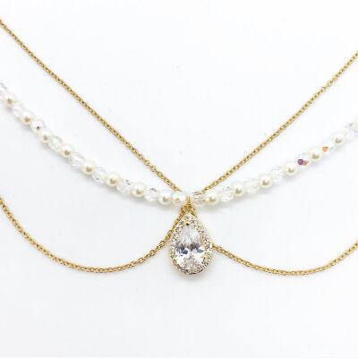 Bijou de front doré mariage oriental Le classichic joaillerie