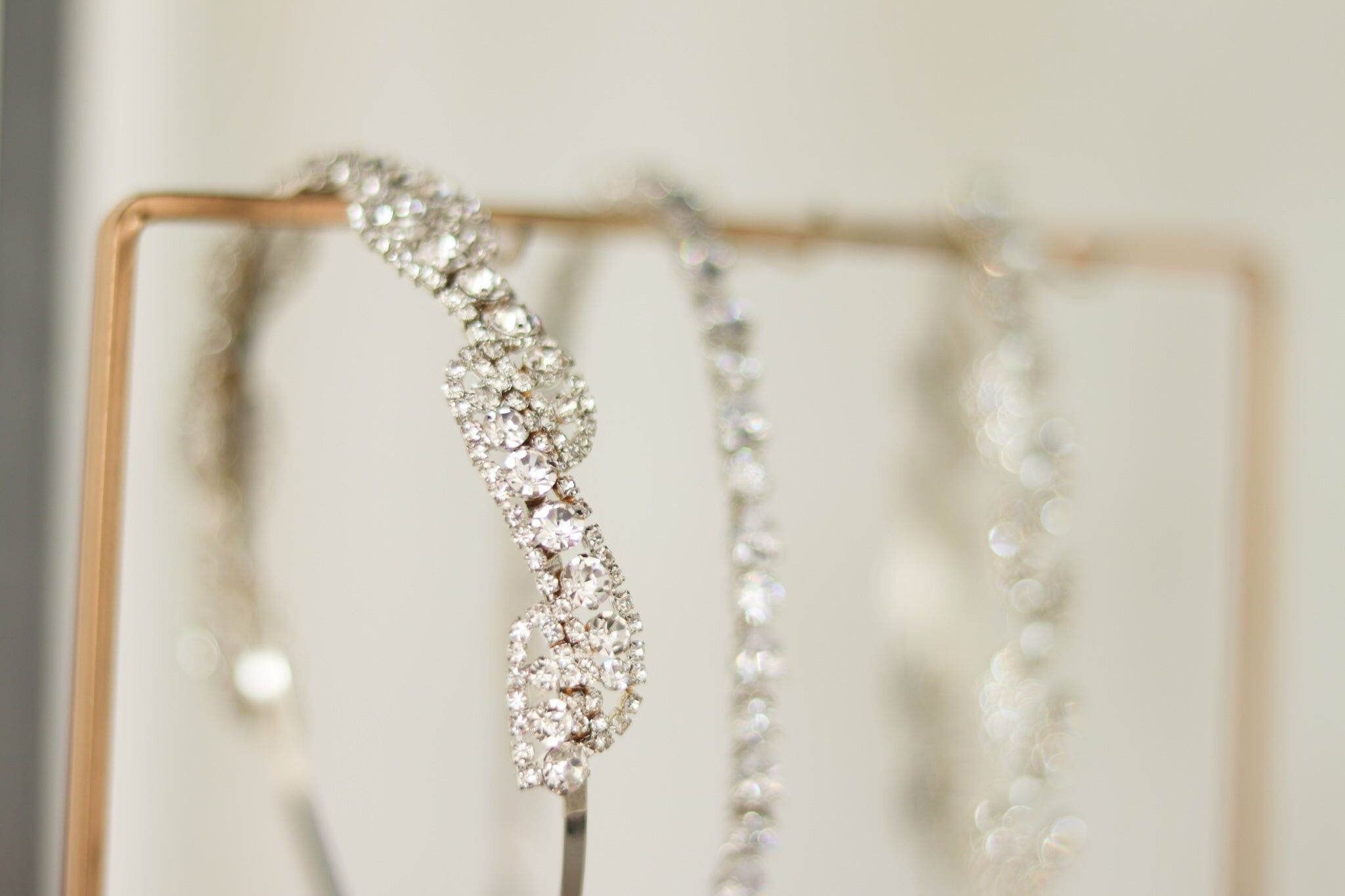 Tasnim Strass Orientalische Hochzeit Tiara - Versilbert