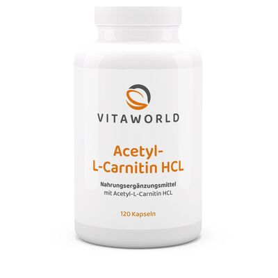 Acetil-L-Carnitina HCL (120 cápsulas)