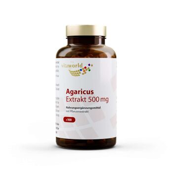 Extrait d'Agaricus 500 mg (100 gélules) 1