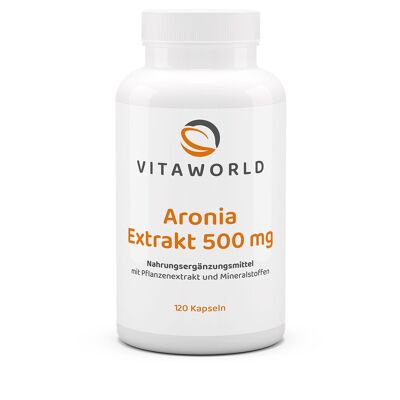 Aronia extract 500 mg (120 caps)