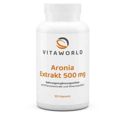 Aronia Extrakt 500 mg (120 Kps)