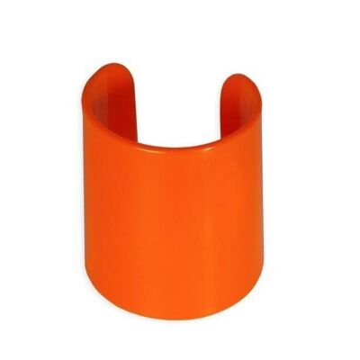 Bracciale manicotto Perspex - arancio-