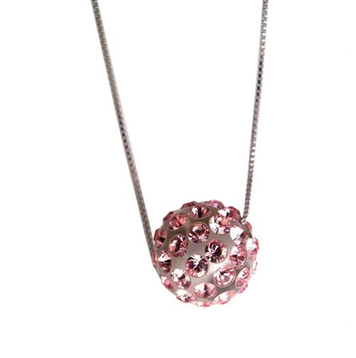 Collana sfera passante cocci boulle - Trasparente lucido-Mod 4