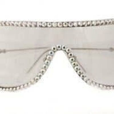 Mascherina occhiali Swarovski - crystal, trasparente lucido-