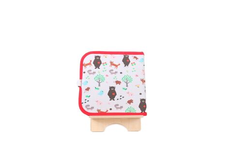 Jaq Jaq Bird: DOODLE IT & GO JAQ JAQ BIRD 20x20cm, cahier ardoise, effaçable