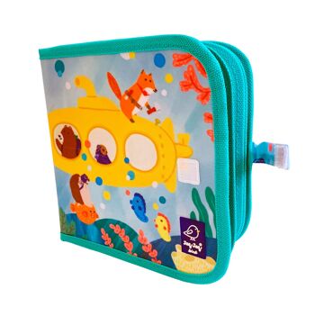 Jaq Jaq Bird: DOODLE IT & GO JJB & Friends SOUS-MARIN 20x20cm, livre avec 8  pages, effaçable 1