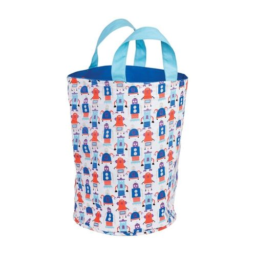 CORBEILLE À JOUETS / LINGE LES ROBOTS