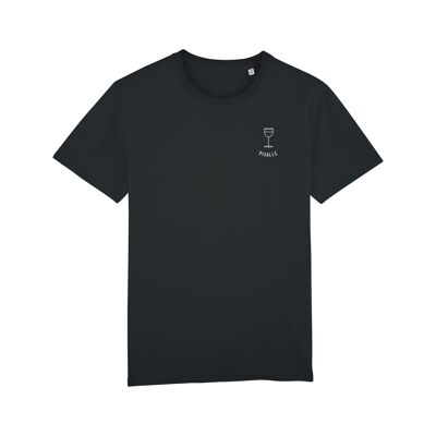 T-shirt Paris, Pigalle, brodé - Black