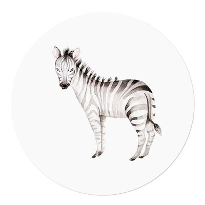 Muurcirkel Afrikaanse Dieren Zebra 20 cm