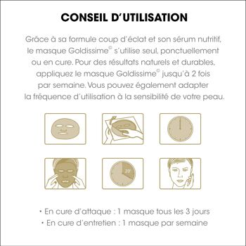 Masque visage Goldissime 3