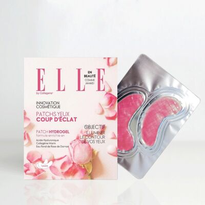 Rose floral water hydrogel patch