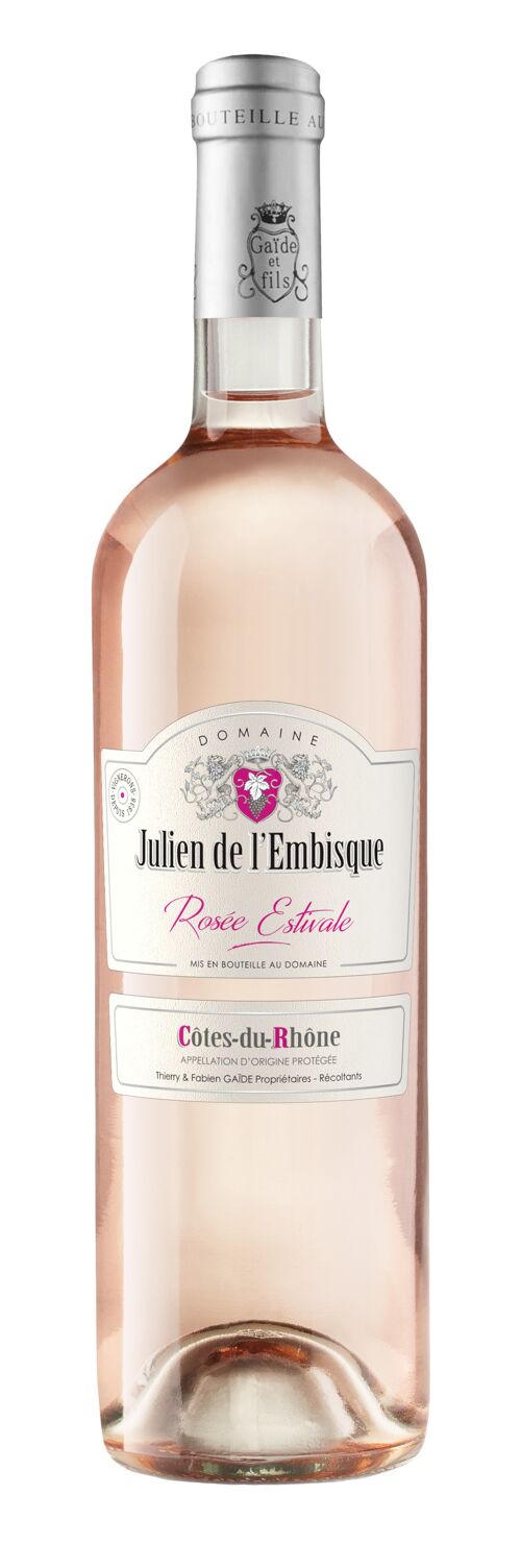 Côtes du Rhône rosée "Rosée Estivale" biologique