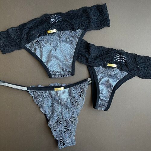 Berlin Triangle Bralette Set  Brief