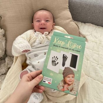 Keep’Love - 20 Kits d'empreintes pour mains et pieds de bébé 2