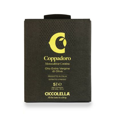 OLIO EXTRA VERGINE DI OLIVA 100% ITALIANO - COPPADORO BAG IN BOX - 5lt