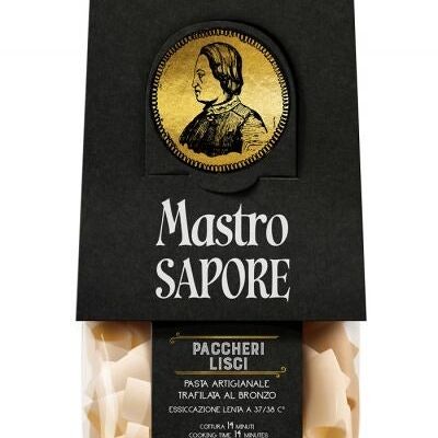 Pasta artigianale di semola di grano duro trafilata al bronzo - Paccheri 100% Grani di Puglia 500 g