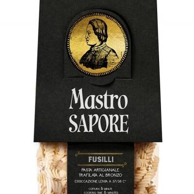 Pasta artigianale di semola di grano duro trafilata al bronzo - Fusilli 100% Grani di Puglia 500 g