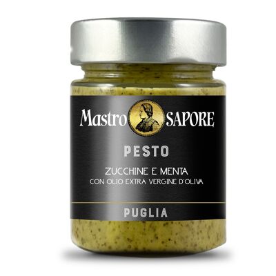 Pesto zucchine e menta con EVO 140 g