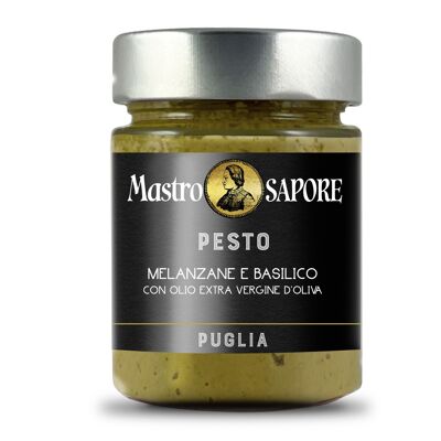 Pesto melanzane e basilico con EVO 140 g