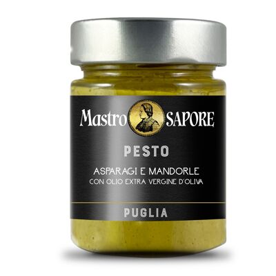Pesto asparagi e mandorle con EVO 140 g