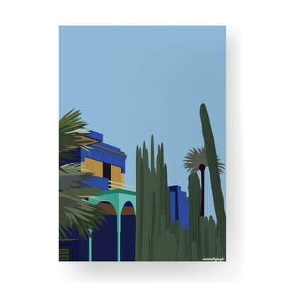 Majorelle Garden - 14.8x21cm