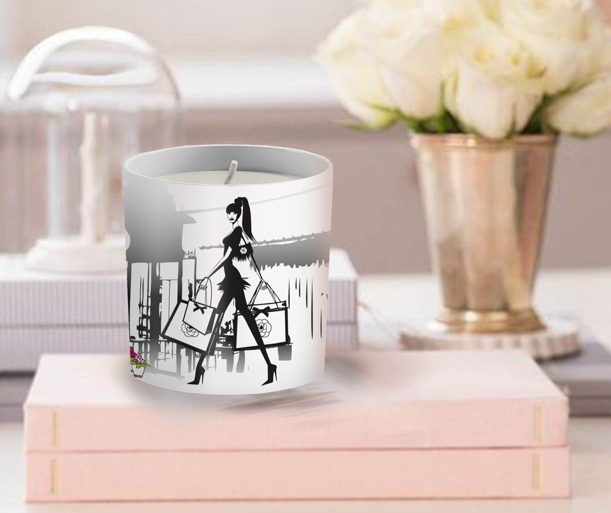 Fashion Girls – Coco Fine Bone China Topfkerze