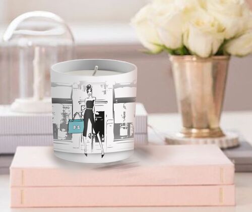 Fashion Girls- Tiff Fine Bone China Pot Candle