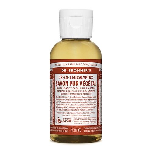 Dr. Bronner's - Sapone liquido 18 in 1 all'eucalipto - 60 ml