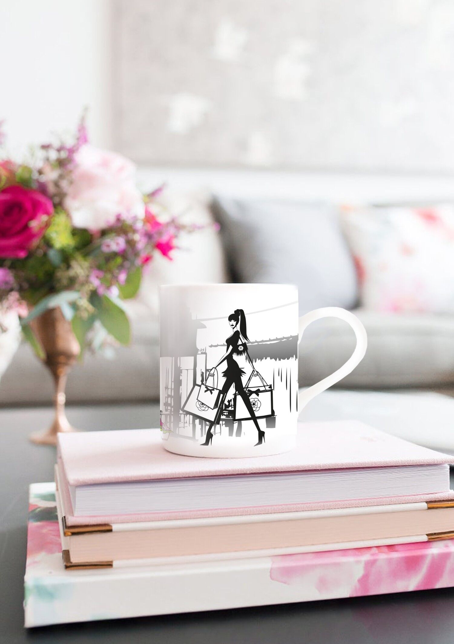 Fashion Girls – Coco Tasse aus feinem Knochenporzellan