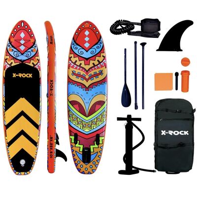 X-ROCK Maui 10’6" SUP Package | Stand Up Inflatable Paddle Board Kit | XROCK