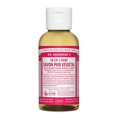 Dr. Bronner's - Rose Liquid Soap - 60ml