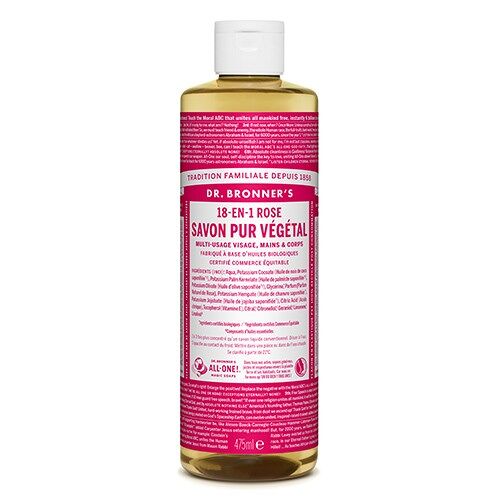 Dr Bronner's - Rose Liquid Soap - 475ml