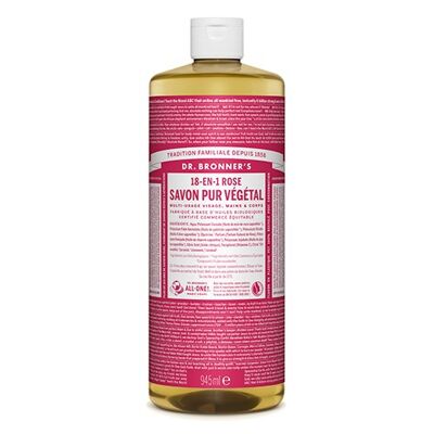 Dr Bronner's - Sapone liquido alla rosa - 945 ml