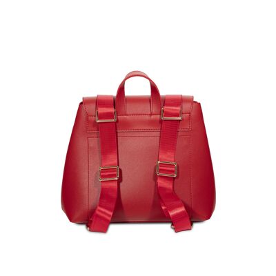 SAC BERTHE CONVERTIBLE EN SAC A DOS ROUGE CERISE