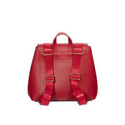 BERTHE BAG CONVERTIBLE IN BACKPACK CHERRY RED