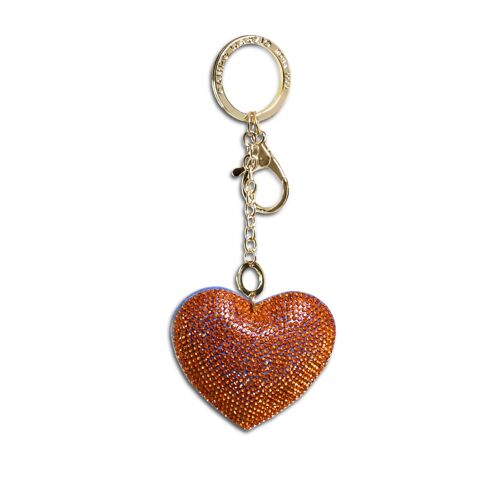 BEZIERS VALENTINE KEY CHAIN MANDARIN