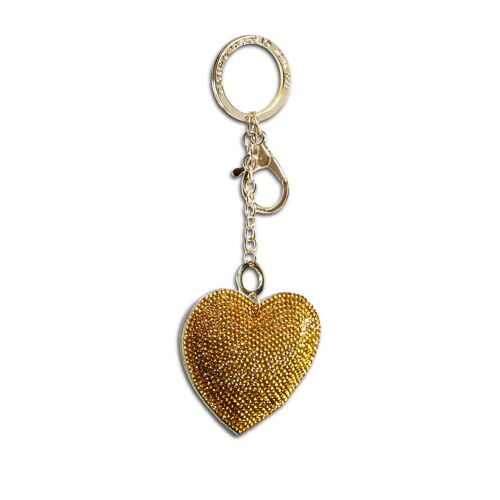 BEZIERS VALENTINE KEY CHAIN YELLOW