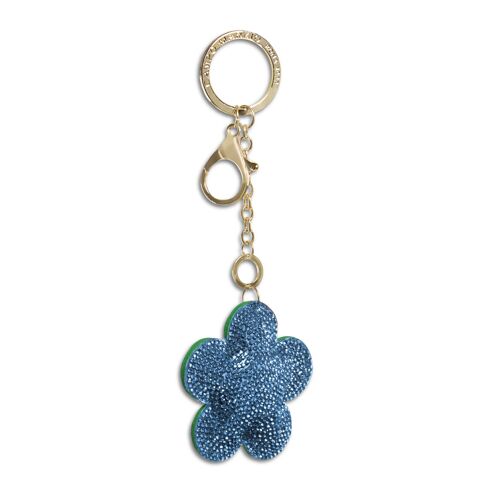 BEZIERS FLORE KEY CHAIN BLUE JEANS