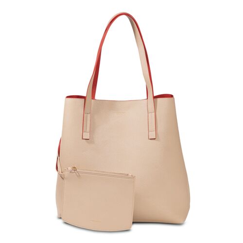 ICONIC DOUBLE TOTE BAG TANGERINE TANGO