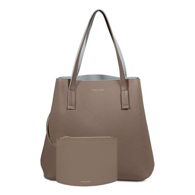 ICONIC DOUBLE TOTE BAG BLEU BÉBÉ