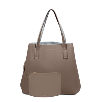 DOUBLE TOTE MIDI BLEU BÉBÉ