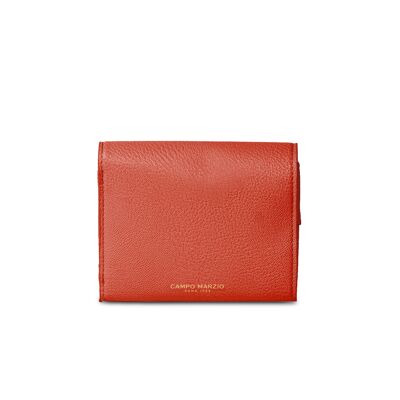 AUDREY SMALL FLAP WALLET TANGERINE TANGO