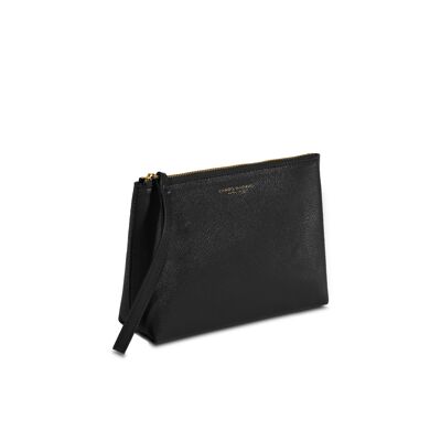 MICHELLE TROUSSE TRIANGLE W/ ZIP BLACK