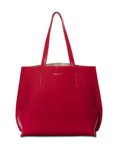 DOUBLE TOTE THE ICONIC BAG MIDI LUCID SPECIAL EDITION CHERRY RED