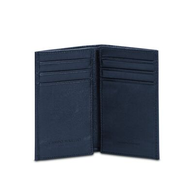DOUBLE BUSINESS CARD AND CREDIT CARD HOLDER OCEAN BLUE