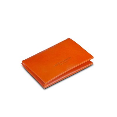 VINCENT BUSINESS CARD HOLDER BURNT ORANGE