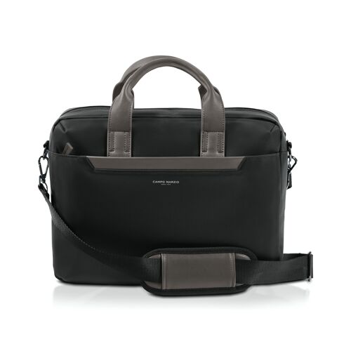 GEORGE MEDIUM BUSINESS BRIEFCASE 13 BLACK