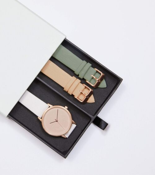 Rose Gold & Cloudy Grey with Taupe | Lyka Gift Set